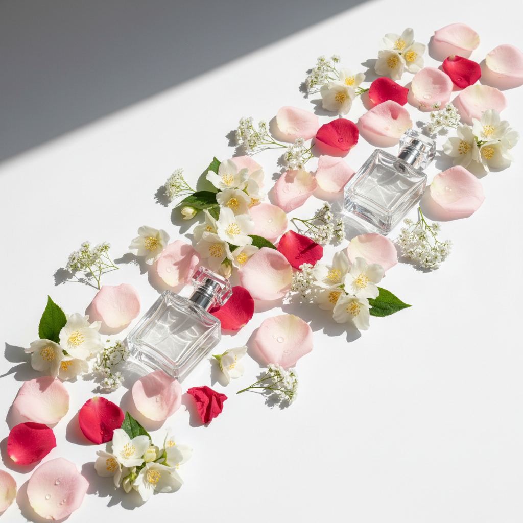 Floral perfume notes