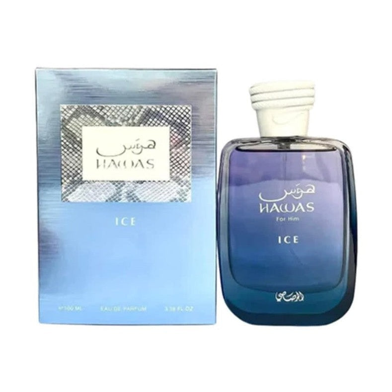 Rasasi Hawas Rasasi Hawas Ice Eau de Parfum – 10ml vivadelux